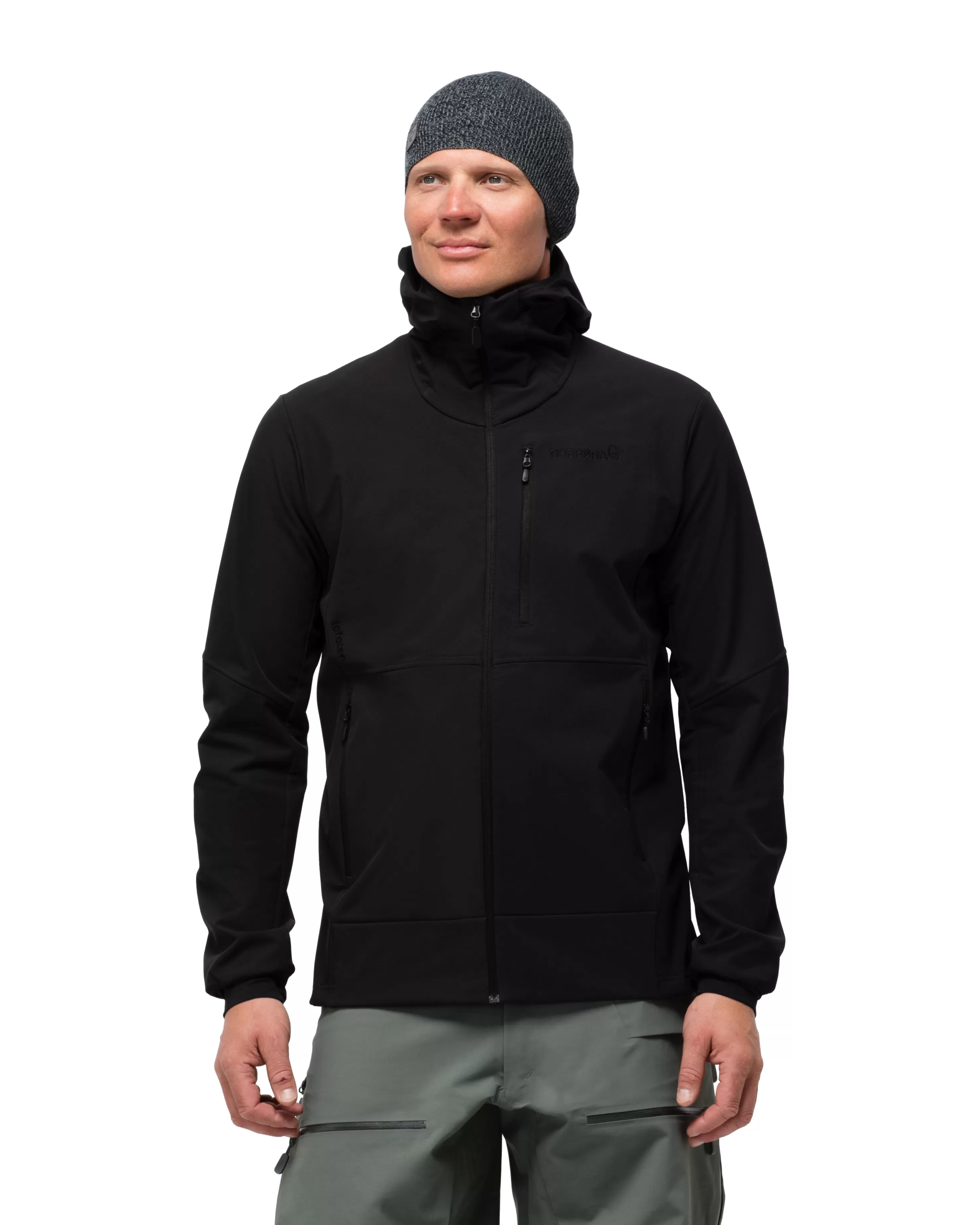 Norrøna Lofoten Hiloflex200 Hood M's Caviar Black Flash Sale