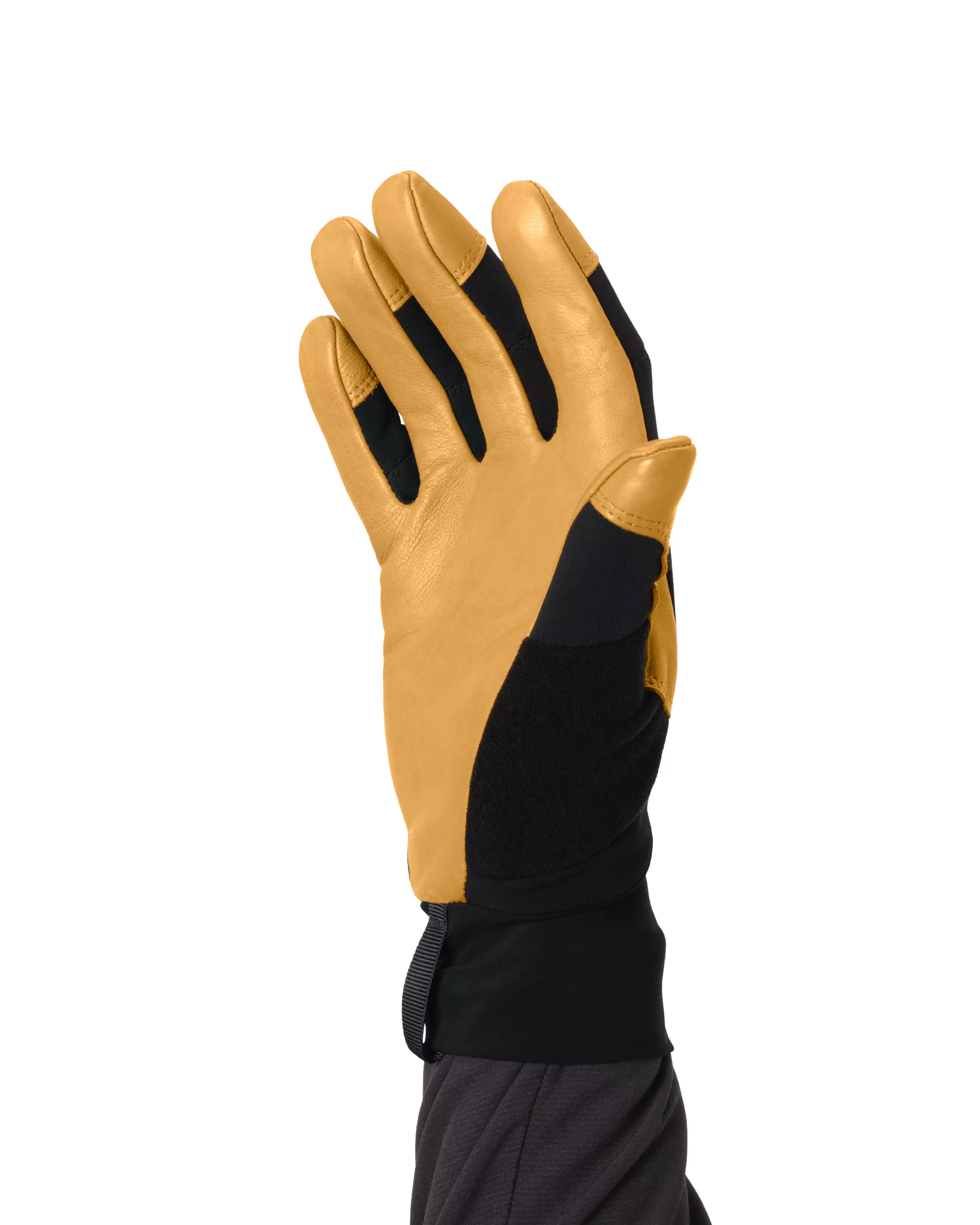 Norrøna Lyngen Infinium Leather Gloves Caviar Black Shop