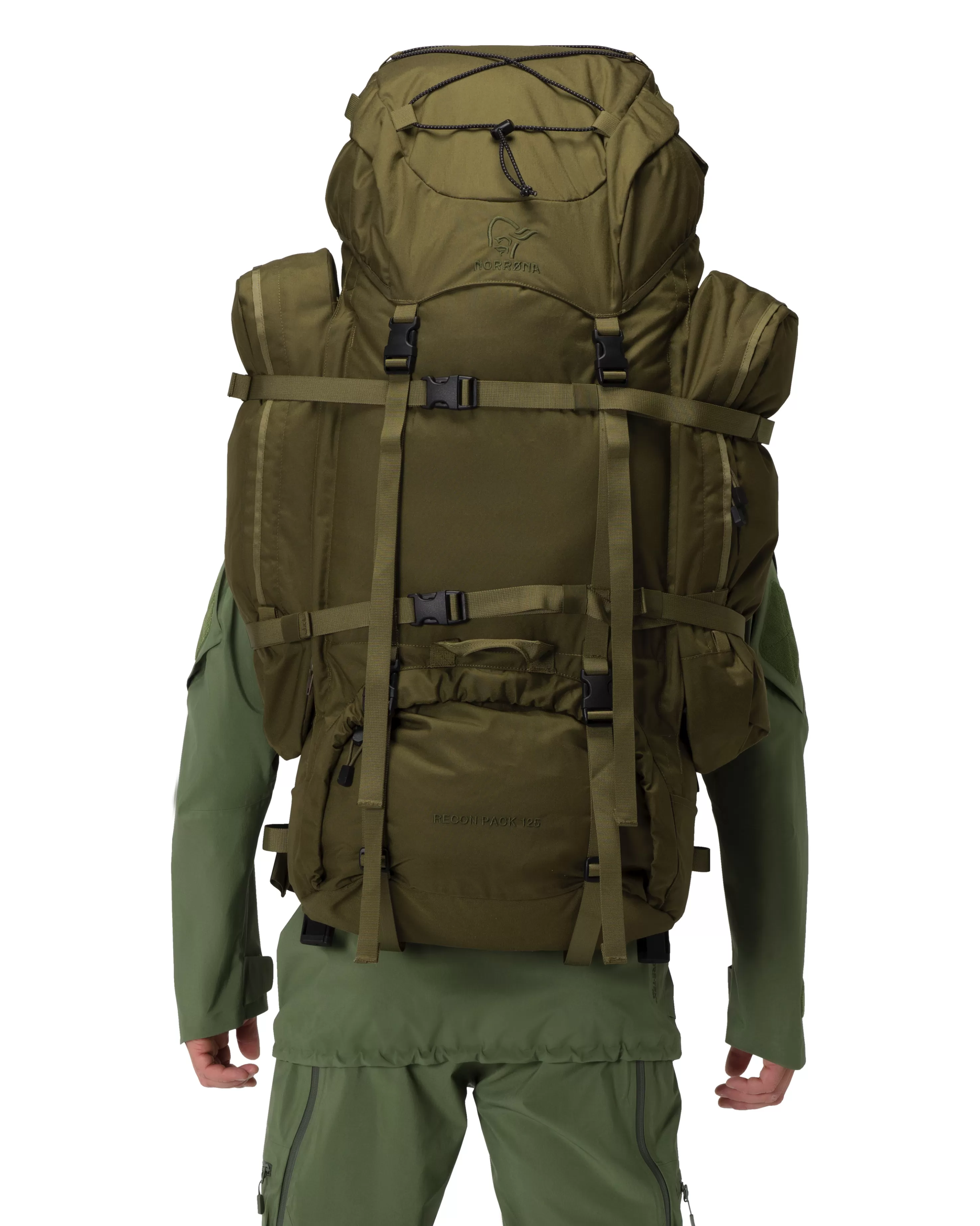 Norrøna Recon 125L Synkroflex Pack Military Green Online