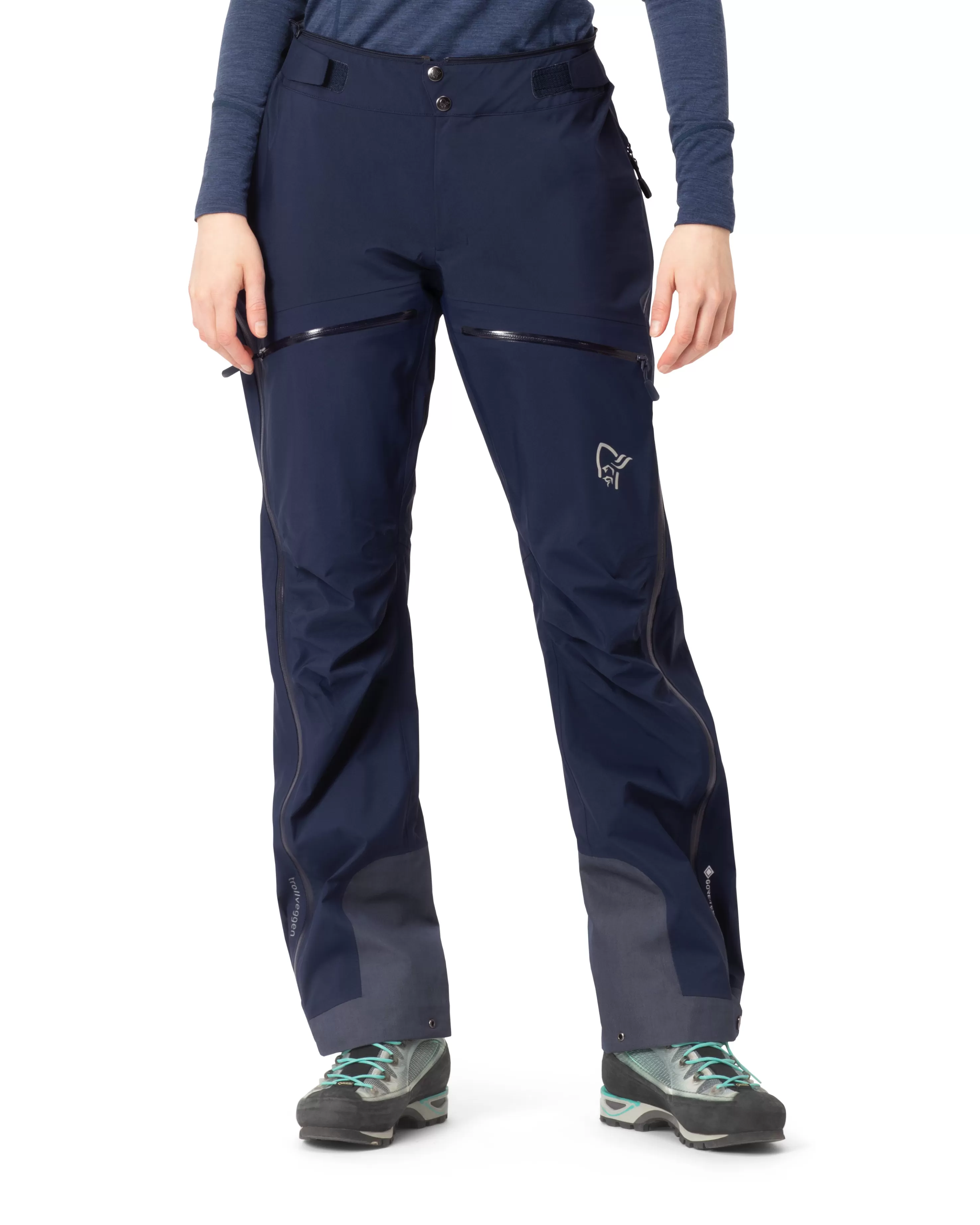 Norrøna Trollveggen Gore-Tex Pro Light Pants W's Indigo Night Blue/Indigo Night Best