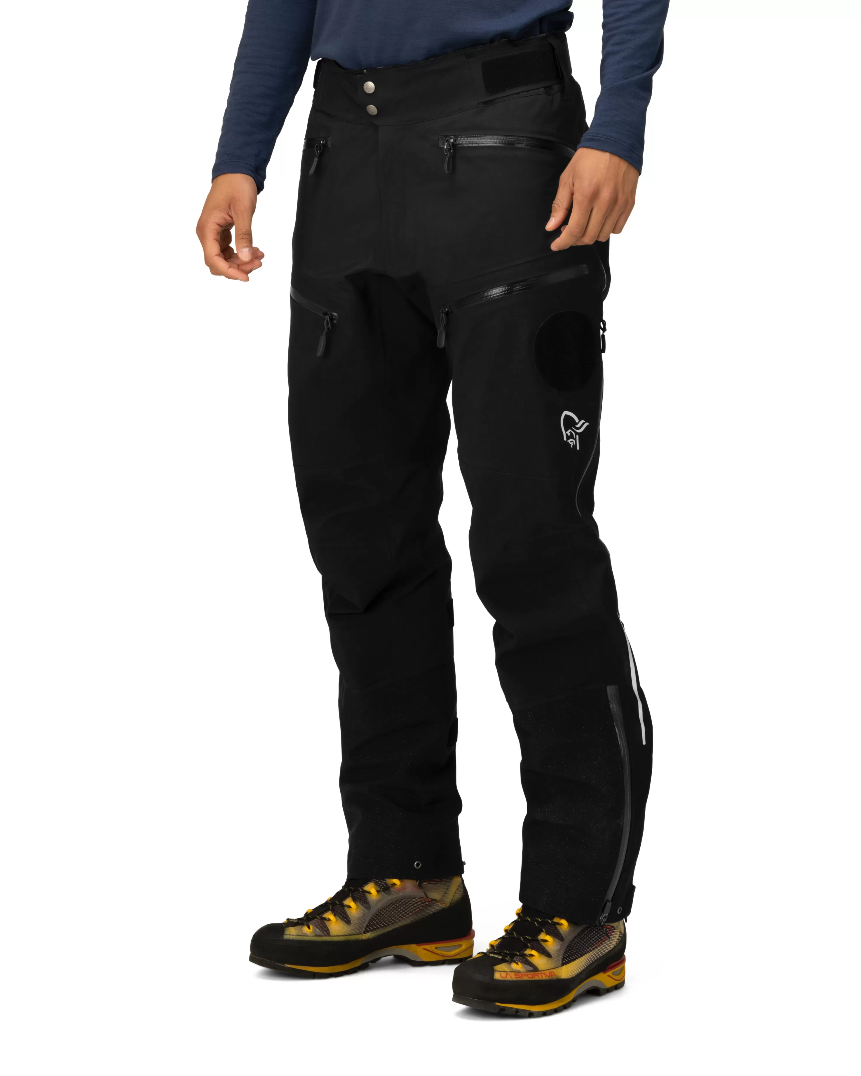 Norrøna Trollveggen Gore-Tex Pro Rescue Pants Unisex Caviar Black Clearance