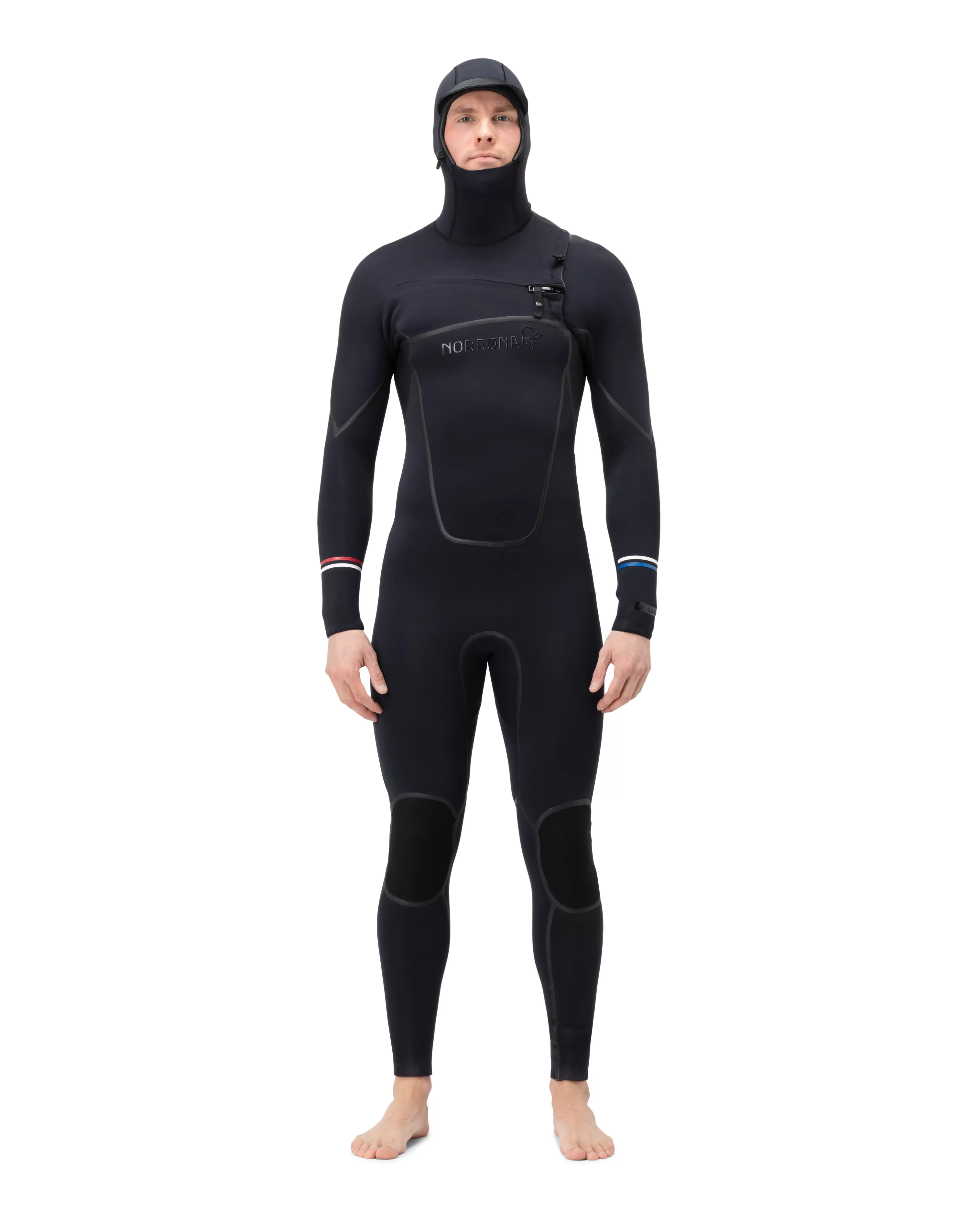 Norrøna Unstad 5.5/5/4 Hooded Wetsuit M's Caviar Black Clearance